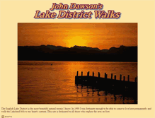 Tablet Screenshot of lakedistrictwalks.com